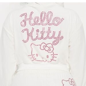 Hello Kitty Pink and White Kids Pajama Robe